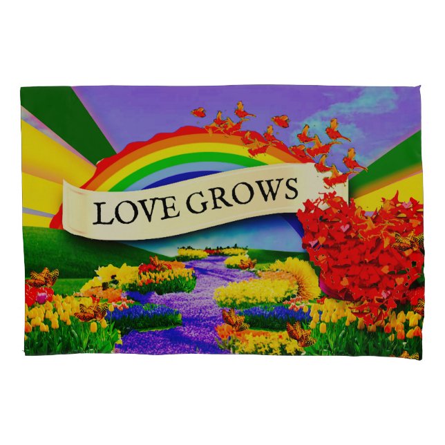 OVER THE RAINBOW PILLOWCASE (Front)