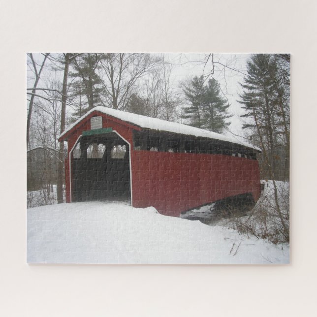 "Over the River and Through the Woods" Jigsaw Puzzle (Horizontal)