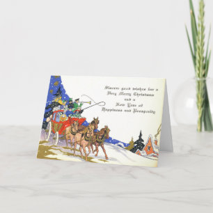 OVER THE RIVER Greeting Card