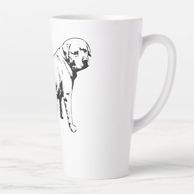 Over-the-Shoulder Lab, On the Move Latte Mug (Right)