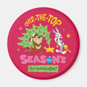 Over The Top Season's Greetings Magnet