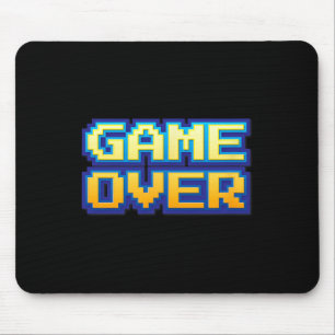 Over Vintage Retro Video Game Arcade 80s 90s  Mouse Pad