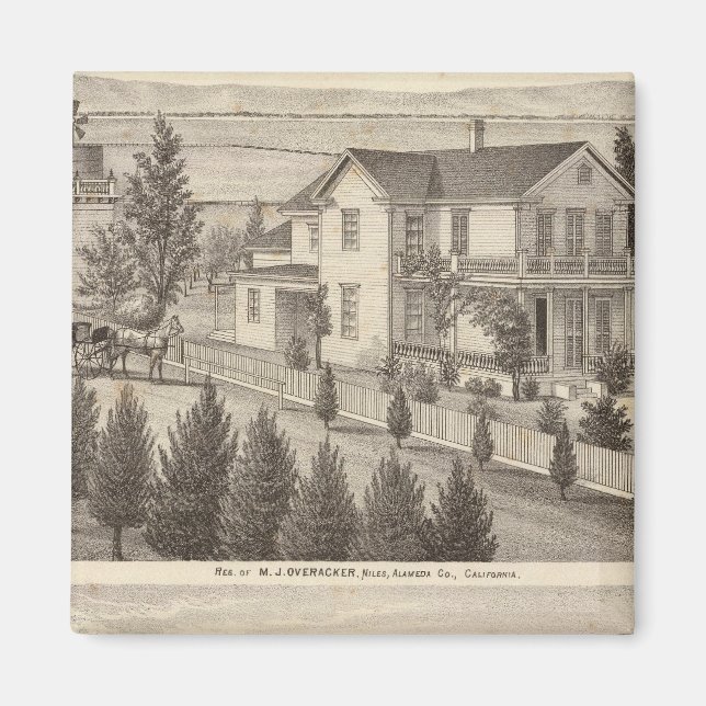 Overacker, Emerson residences Magnet (Front)