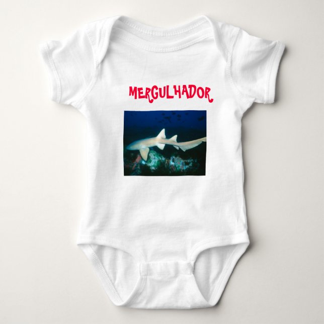 Overalls Baby Diver Bodysuit (Front)