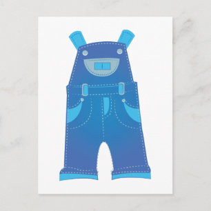 Overalls Postcard