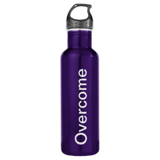 "Overcome" 24 oz. Purple aluminium 710 Ml Water Bottle