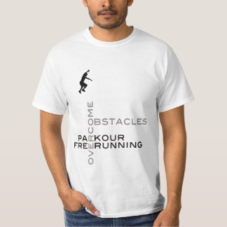 Overcome Obstacles :: On White T-Shirt