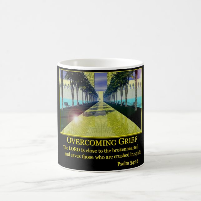 overcoming grief coffee mug (Center)