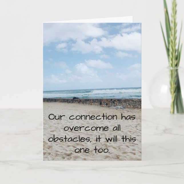 Overcoming Obstacles  Holiday Card (Front)