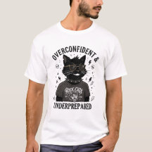 Overconfident & Underprepared Funny Black Cat