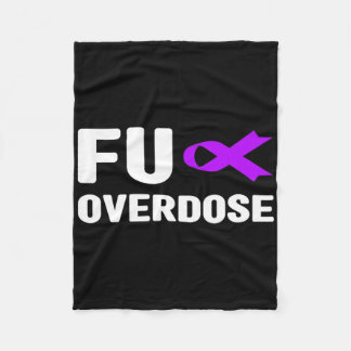 Overdose - Addiction Awareness1 Fleece Blanket