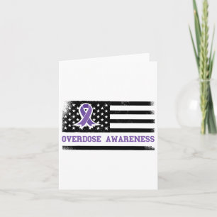 Overdose Awareness America Usa Overdose Awareness Card