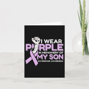 Overdose Awareness Candlelight Vigil Son Awareness Card