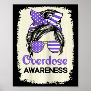 Overdose Awareness Day 2022 Purple Ribbon 1  Poster