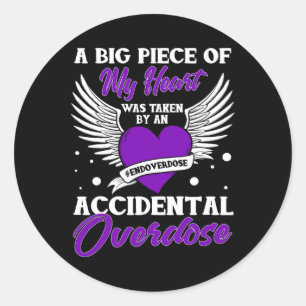 Overdose Awareness Day 2 Classic Round Sticker