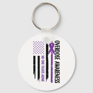 Overdose Awareness Day 3 Key Ring