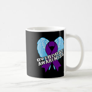 Overdose Awareness Day Angel Against Addictions Te Coffee Mug