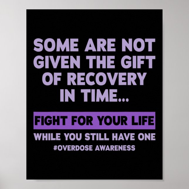 Overdose Awareness Day  Poster (Front)