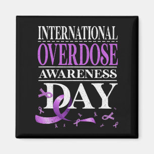 Overdose Awareness Day Purple 1 Magnet