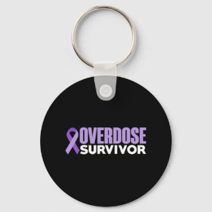 Overdose Awareness Month 2022 Overdose Survivor  Key Ring