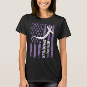 Overdose Awareness Month Flag Purple For Men And W T-Shirt