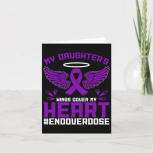Overdose Awareness Mum My Daughter's Wings Cover M Card