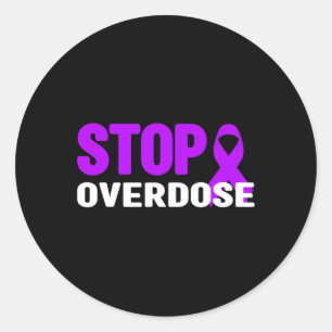 Overdose Awareness - Overdose Awareness1 Classic Round Sticker