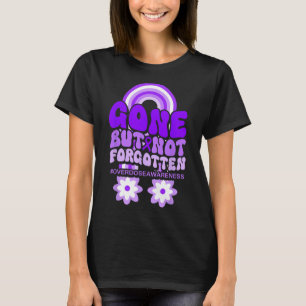 Overdose Awareness Purple Ribbon Drug Addiction 79 T-Shirt