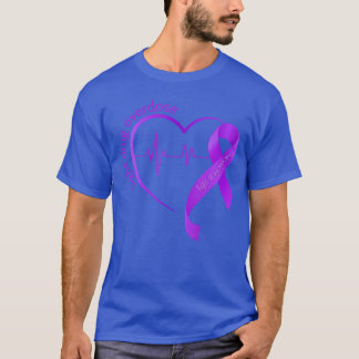 Overdose Awareness Purple Ribbon Drug Addiction Re T-Shirt