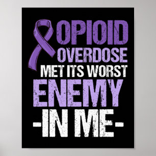 Overdose Awareness Warrior Survivor 13 Poster