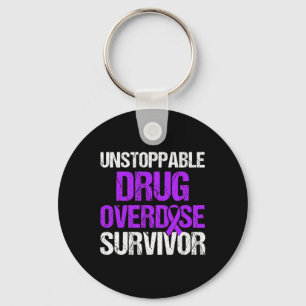 Overdose Awareness Warrior Survivor 14  Key Ring