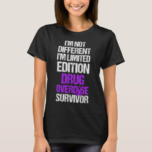 Overdose Awareness Warrior Survivor 16 T-Shirt