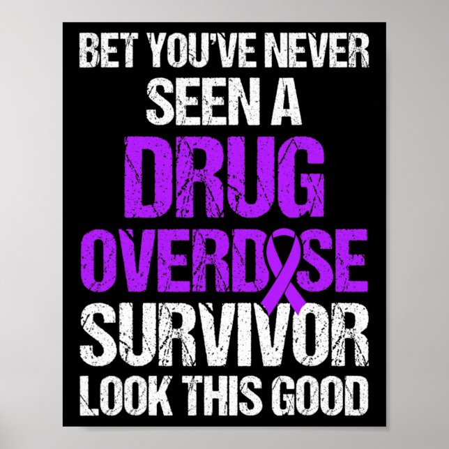 Overdose Awareness Warrior Survivor 20  Poster (Front)