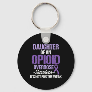 Overdose Awareness Warrior Survivor 24 Key Ring