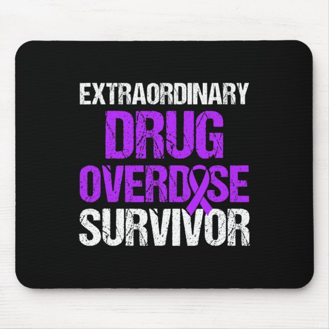 Overdose Awareness Warrior Survivor 24  Mouse Pad (Front)