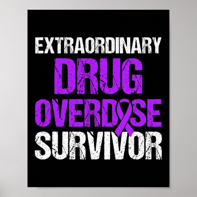 Overdose Awareness Warrior Survivor 24  Poster (Front)