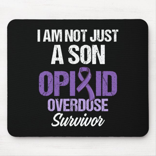 Overdose Awareness Warrior Survivor 38  Mouse Pad (Front)