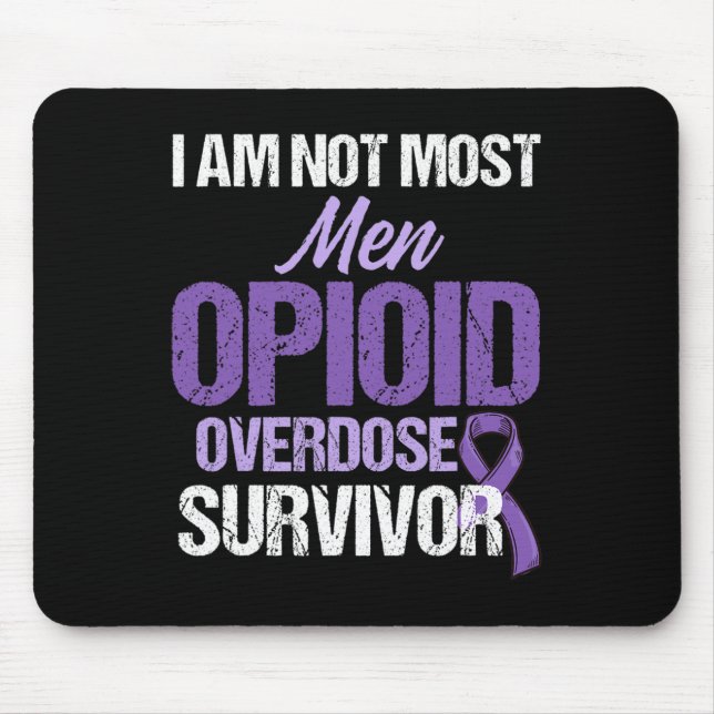 Overdose Awareness Warrior Survivor 41  Mouse Pad (Front)