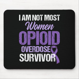 Overdose Awareness Warrior Survivor 51 Mouse Pad
