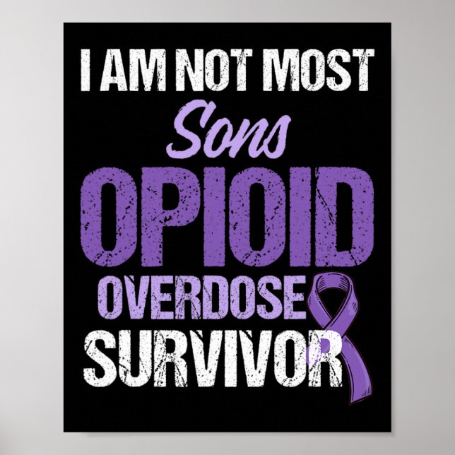 Overdose Awareness Warrior Survivor 63  Poster (Front)