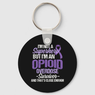 Overdose Awareness Warrior Survivor 64 Key Ring