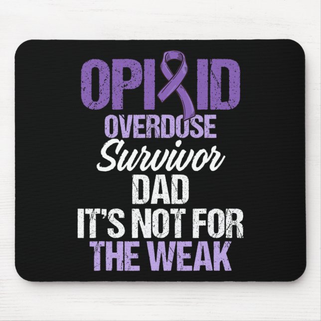 Overdose Awareness Warrior Survivor &#   Mouse Pad (Front)