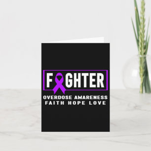 Overdose Fighter - Addiction Awareness Card