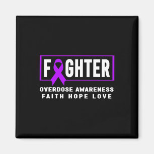 Overdose Fighter - Addiction Awareness Magnet