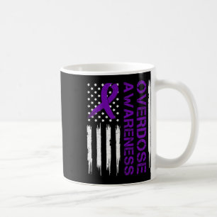 Overdose Pruple Ribbon Opioid Overdose Awareness 1 Coffee Mug