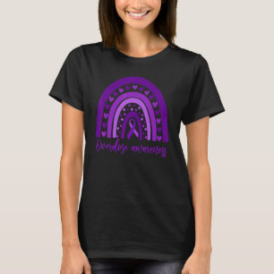 Overdose Rainbow Drug Addiction Recovery Purple Ri T-Shirt