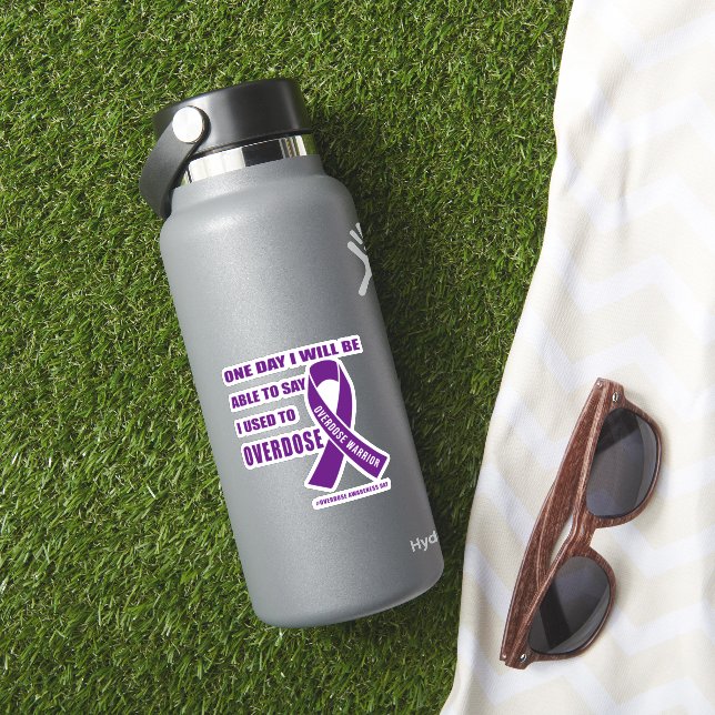 Overdose warrior motivational quotes for drug over (HydroFlask Insitu)