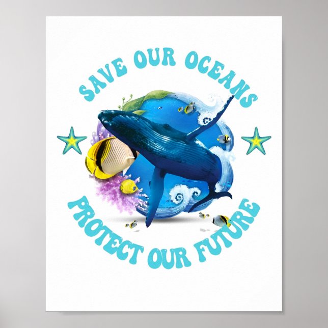 Overfishing logo Poster (Front)