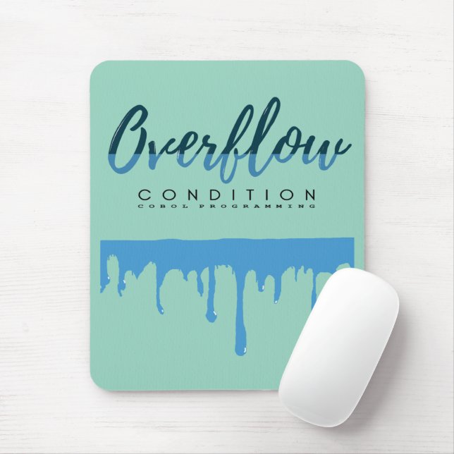 Overflow Condition in Cobol Programming Mouse Pad (With Mouse)