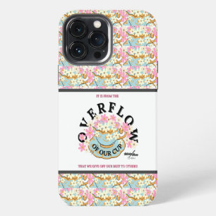 OVERFLOW Floral iPhone Case by Poet Adiela Akoo